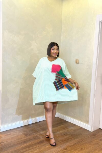 Lulu Short Boubou | Stylish Women's Oversized Mini Boubou