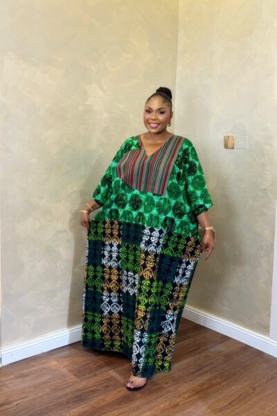 Long Bubu Dress for Women | Stylish African Print Bubu Gown